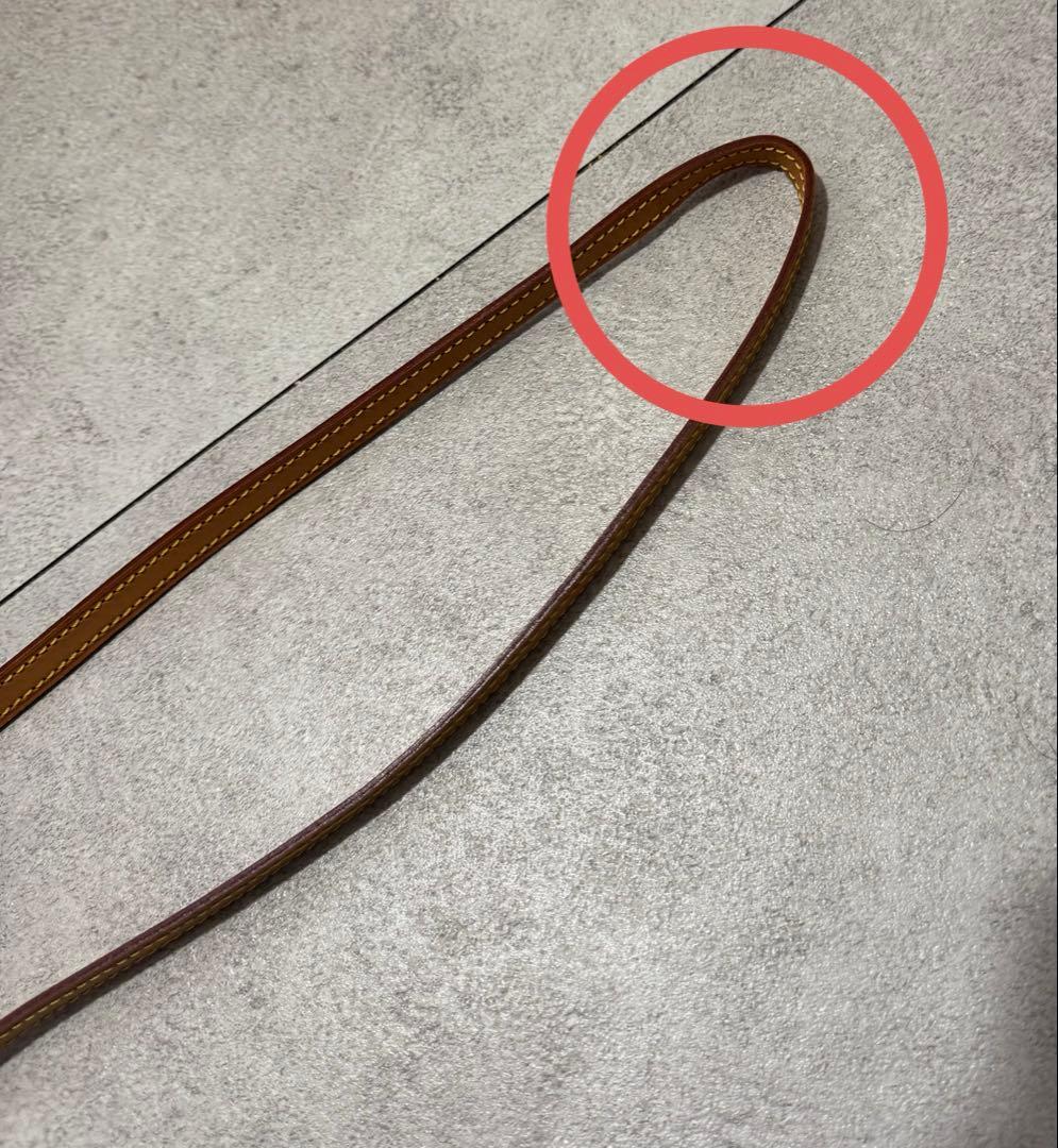 LOUIS VUITTON ショルダーストラップ ヌメ革