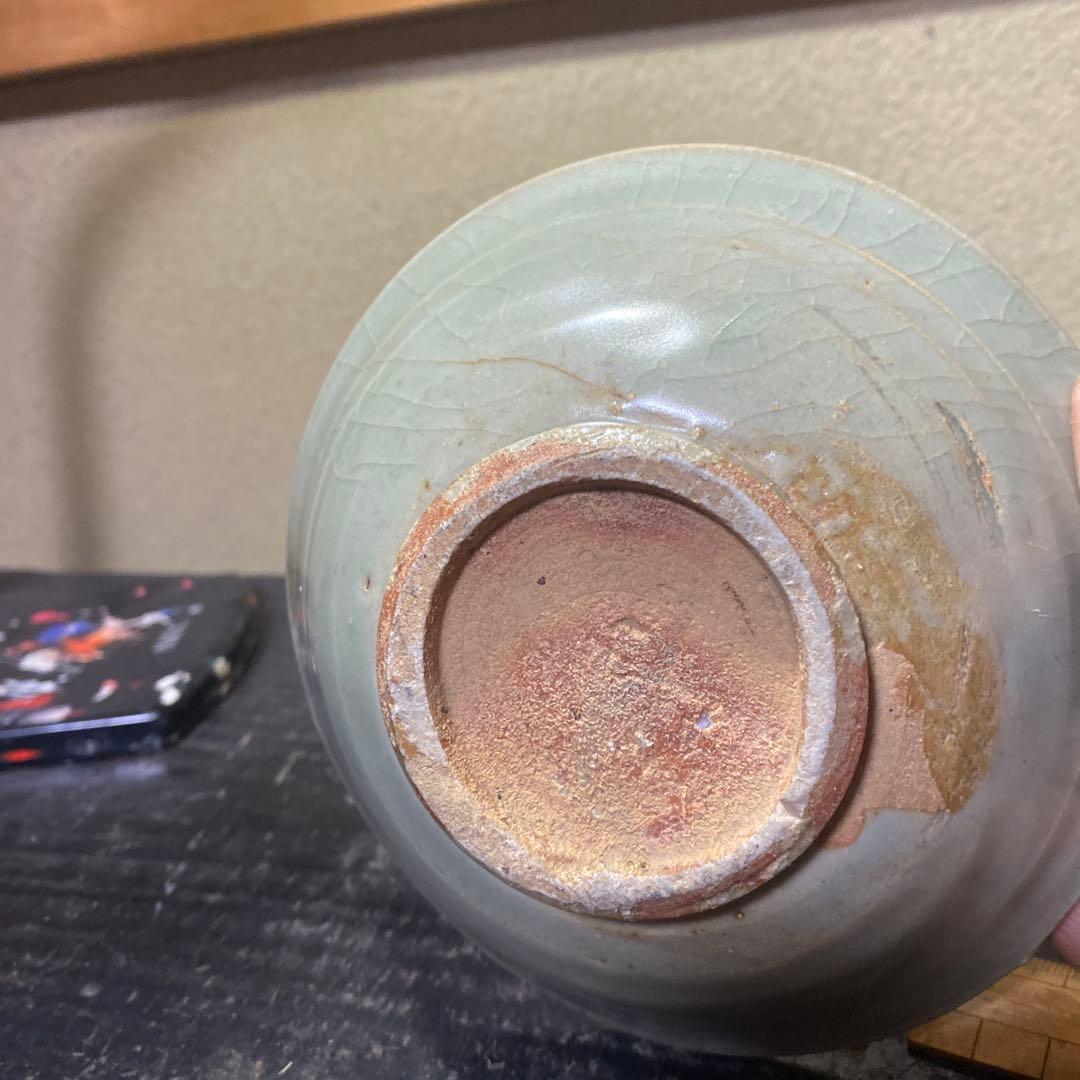 専用　中国古玩　青磁菓子鉢【桐箱付】