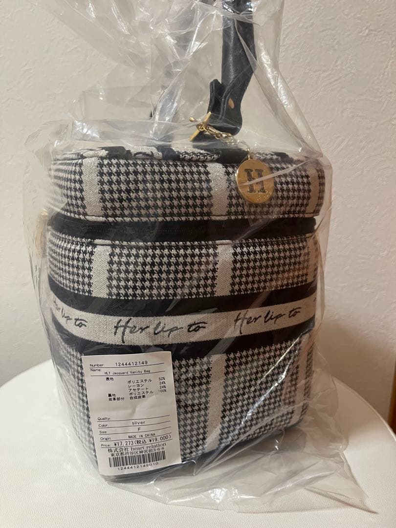 バッグ HLT Jacquard Vanity Bag (silver)