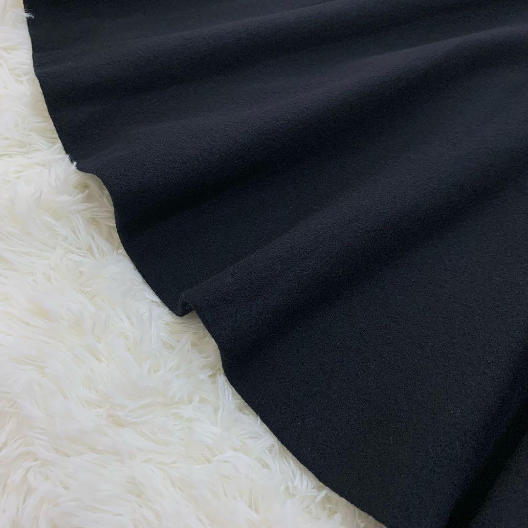 バーバリーブルーレーベル ウール フレア ワンピース リボンベルト ノバチェック