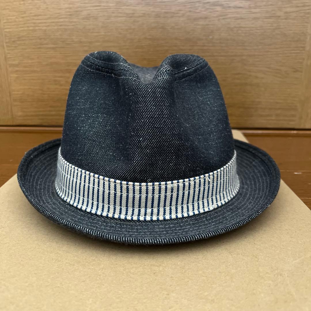 未使用品　エヴィス EVISU デニム ハット Lサイズ