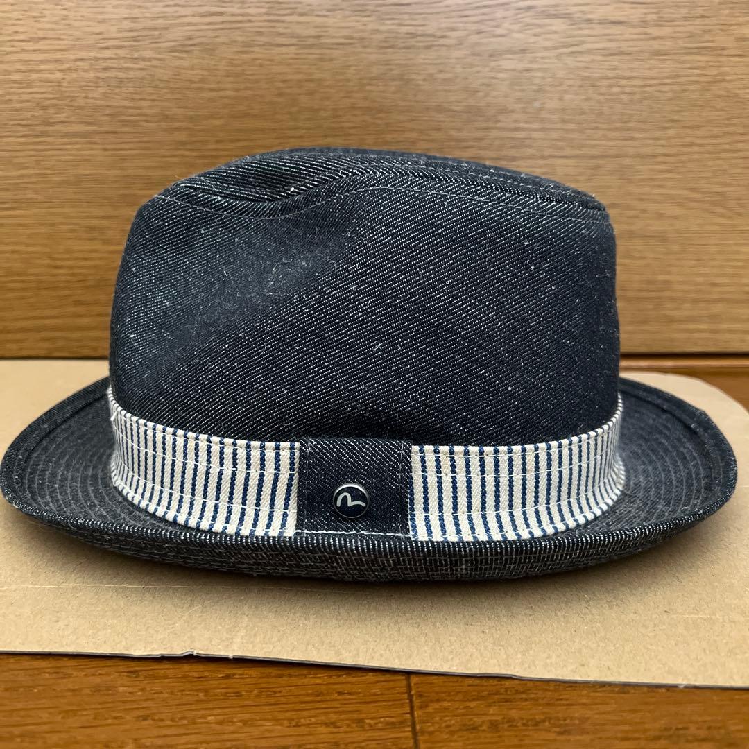 未使用品　エヴィス EVISU デニム ハット Lサイズ
