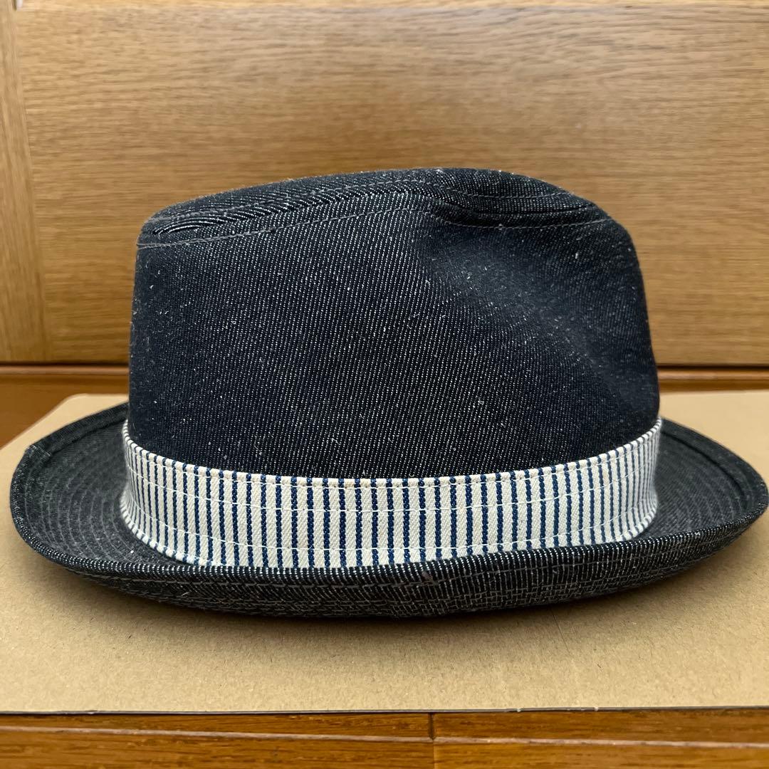 未使用品　エヴィス EVISU デニム ハット Lサイズ