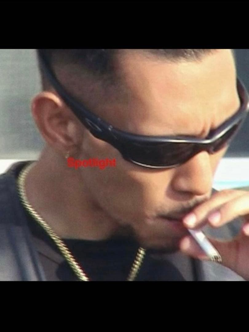 oakley straight jacket IO着用