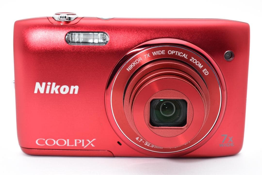 ■ 美品 ■ ニコン　Nikon COOLPIX S3400 レッド