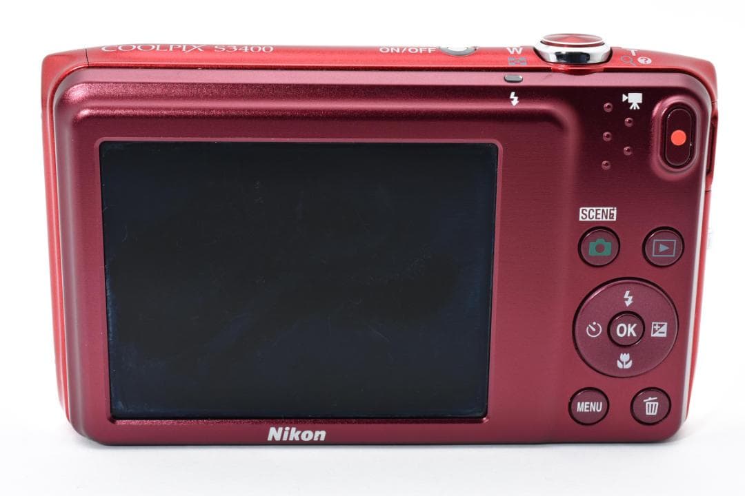 ■ 美品 ■ ニコン　Nikon COOLPIX S3400 レッド