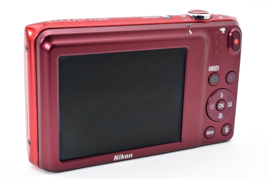 ■ 美品 ■ ニコン　Nikon COOLPIX S3400 レッド