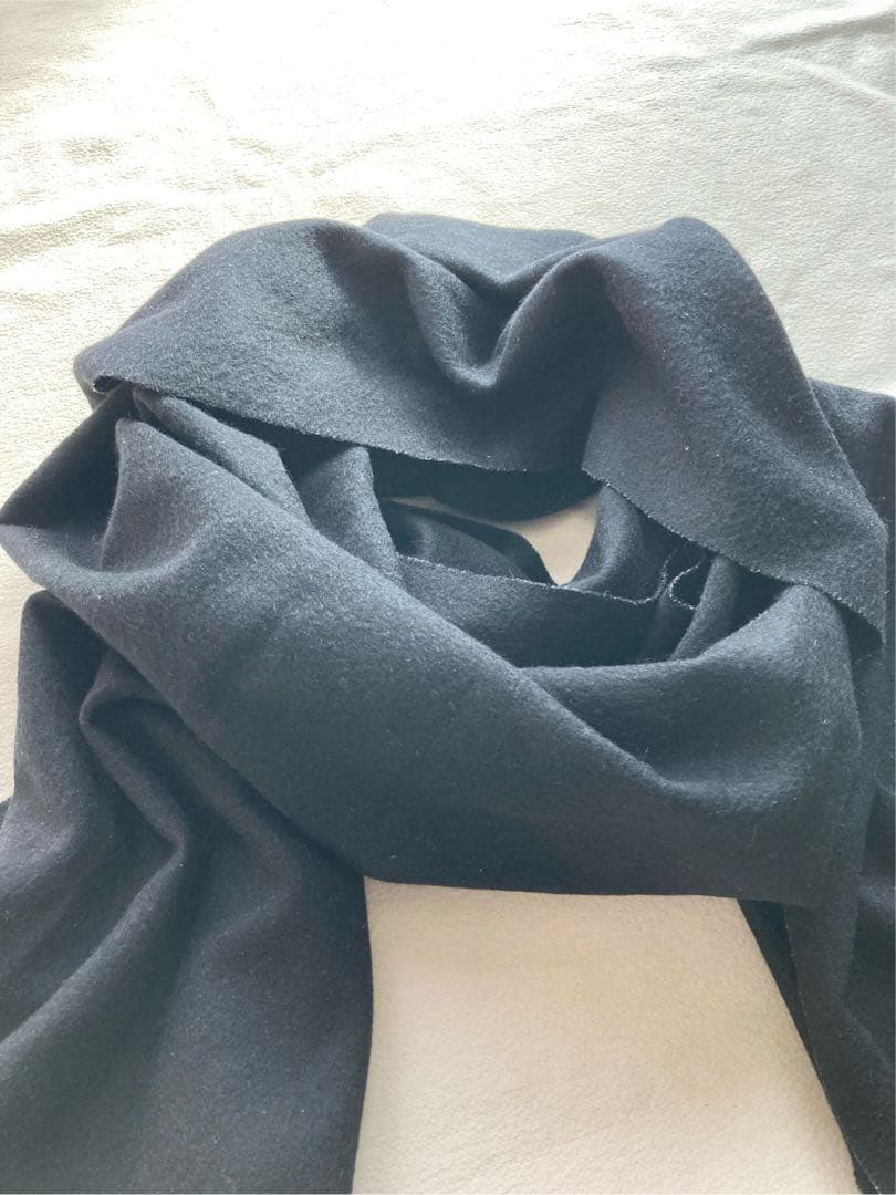 ロロピアーナ　カシミヤ100 大判ストール　マフラー　ブラック　美品