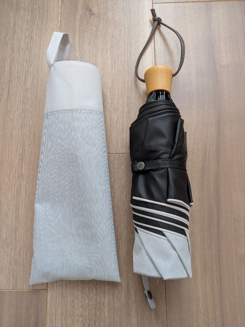 【3段折】サンバリア100 日傘 / コンビmoku グレー