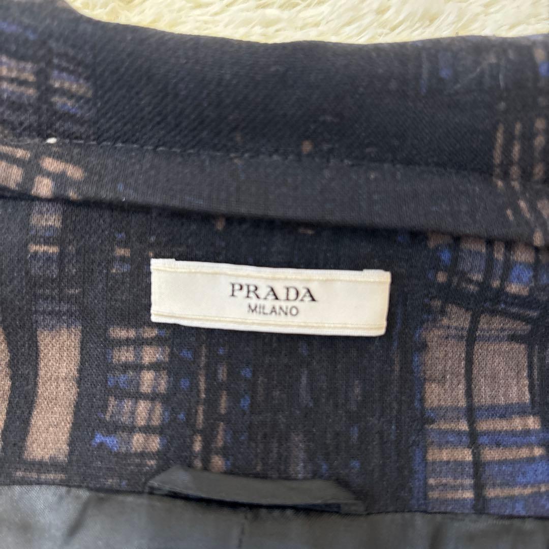 A.RバージンウールジャケットXL 総柄　球状・ロゴB ベルト