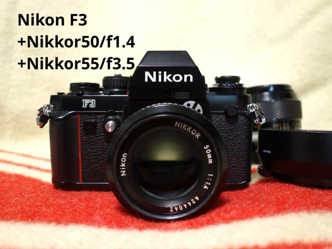 Nikon f3 nikkor50mm/f1.4 ボディ+レンズセット ニコン