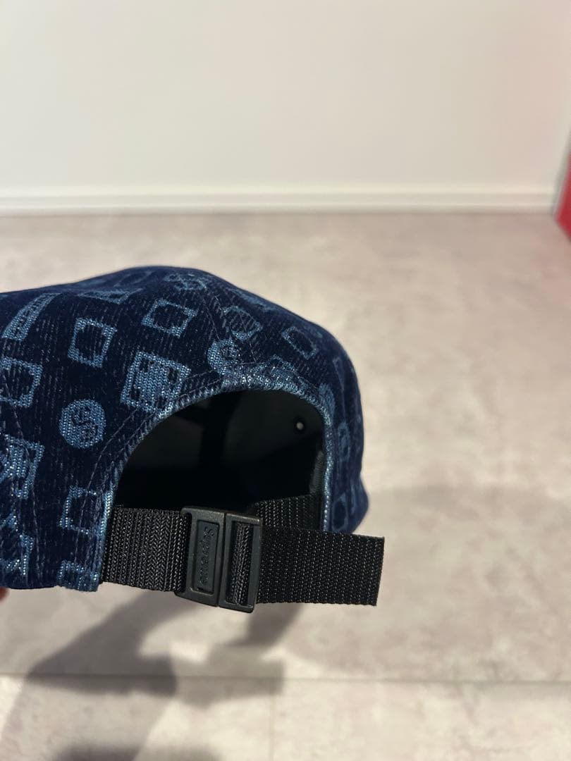帽子 Supreme Flocked Denim Camp Cap