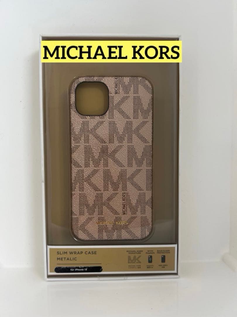 ☆正規品☆ マイケルコース iPhone13 ケース ローズ ロゴ