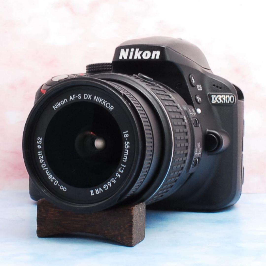 ニコン D3300❣️美品＆S数少❣️一眼レフカメラ❣️手ぶれ補正レンズ