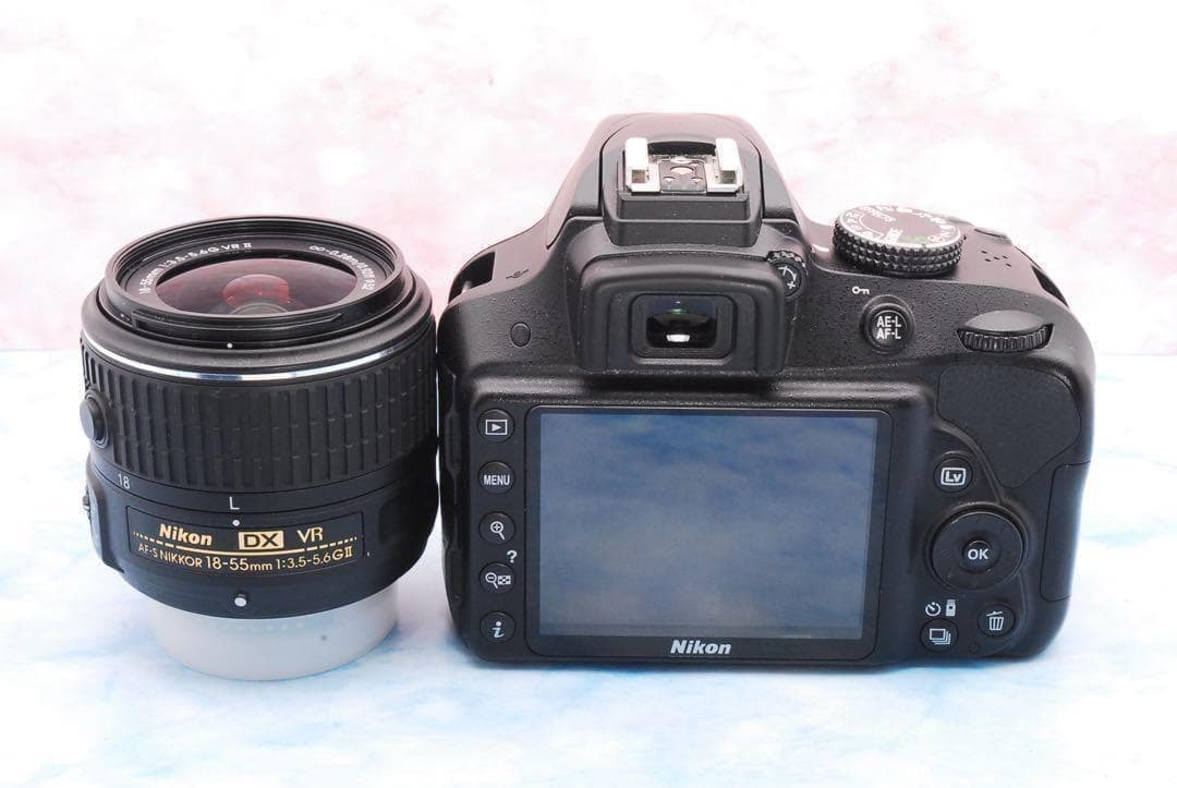 ニコン D3300❣️美品＆S数少❣️一眼レフカメラ❣️手ぶれ補正レンズ