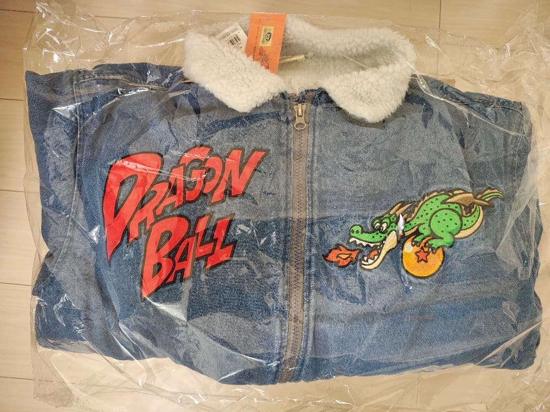 BREEZEドラゴンボール デニムボアジャケット Lサイズ（未使用）