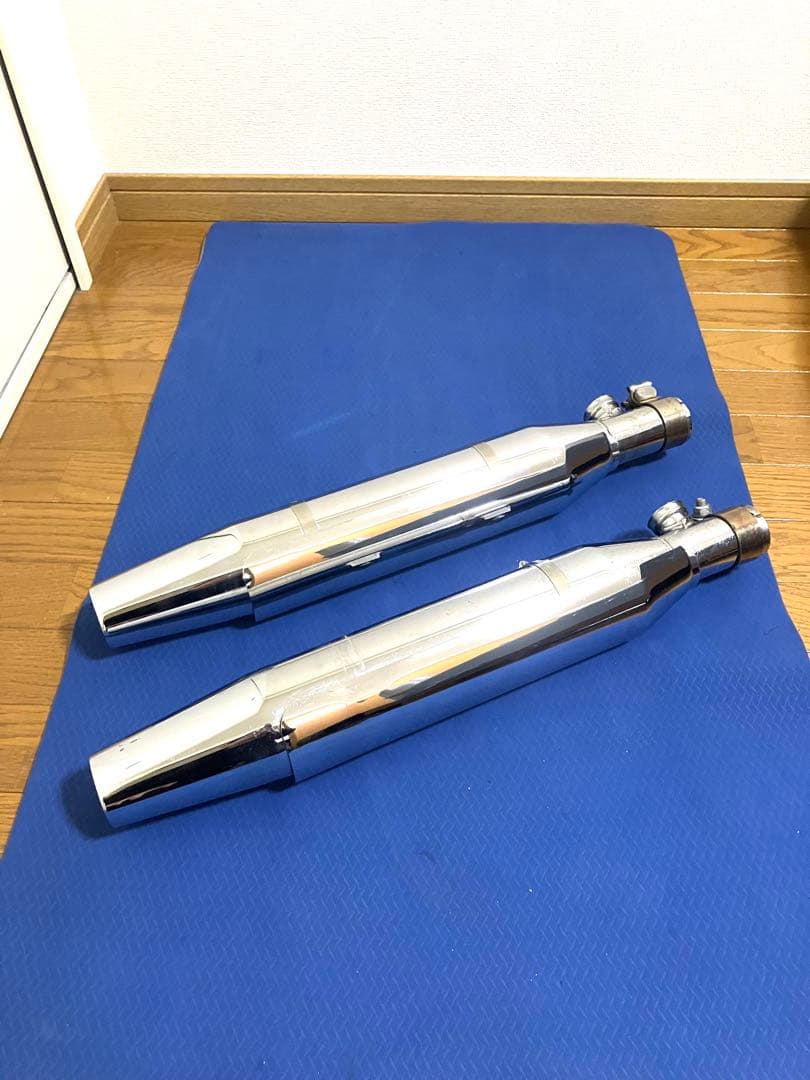 ハーレー　スポーツスター　マフラー　純正マフラー　ヒートガード付き