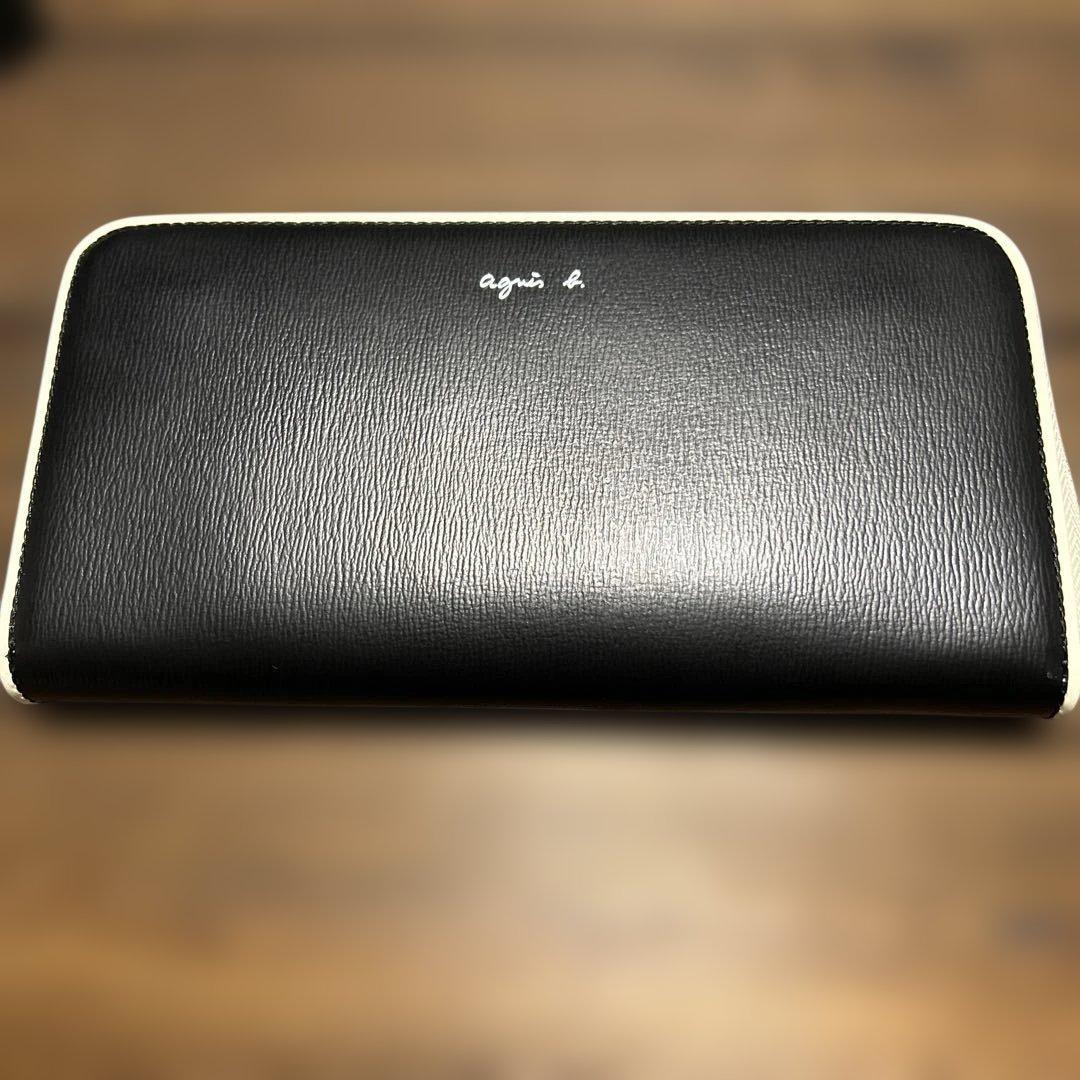 agnès b. ブラック 長財布