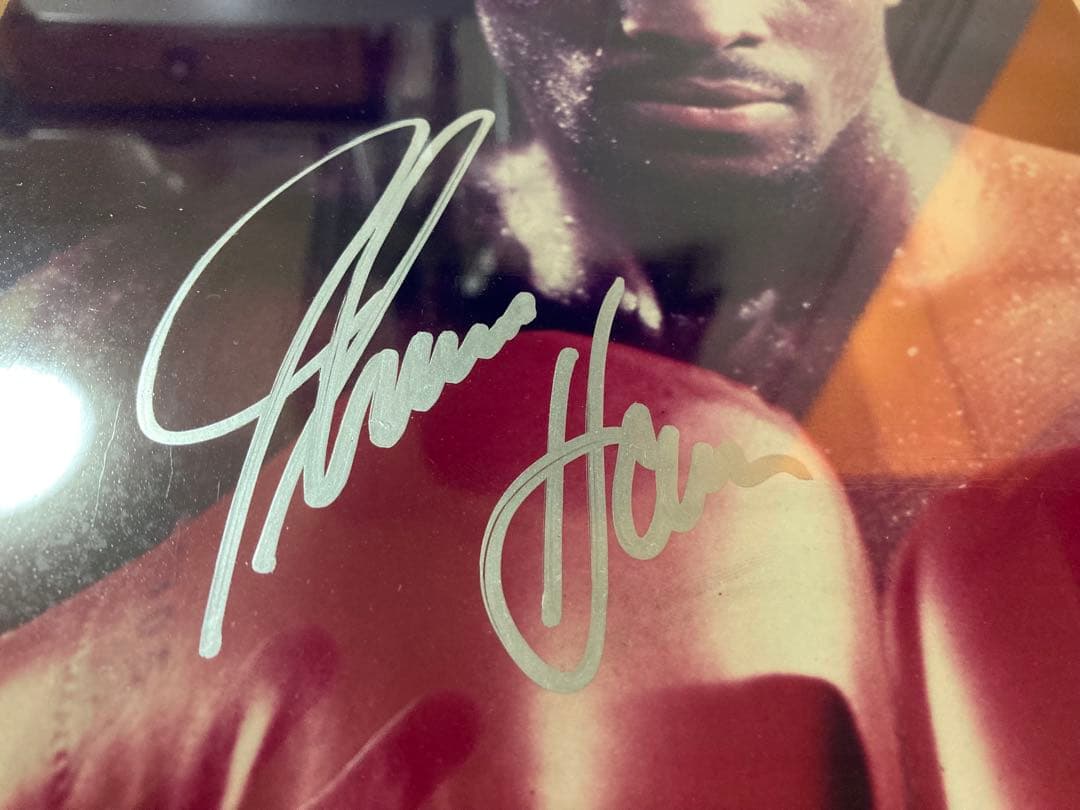 トーマス・ハーンズ 直筆サイン入り写真 フレーム付き