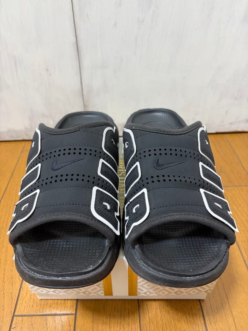 エア モア アップテンポ スライド サンダル　ブラック　26cm