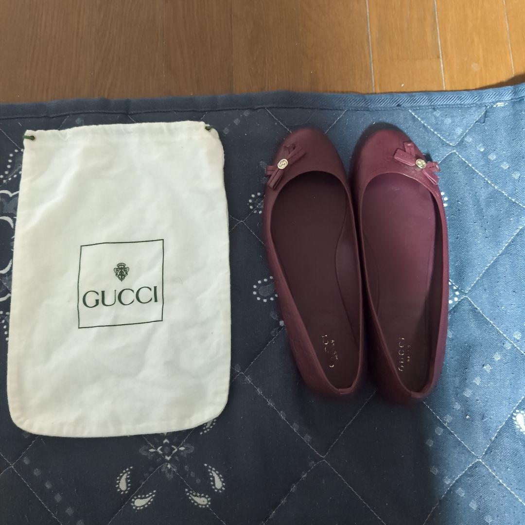 あややページです！ GUCCI グッチ レザー フラットシューズ