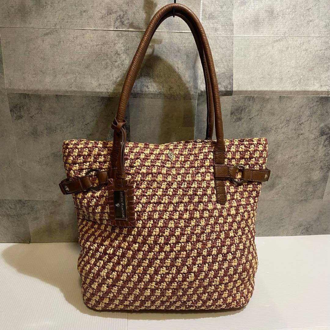 【極美品】HELEN KAMINSKI かごトートバッグ　A4