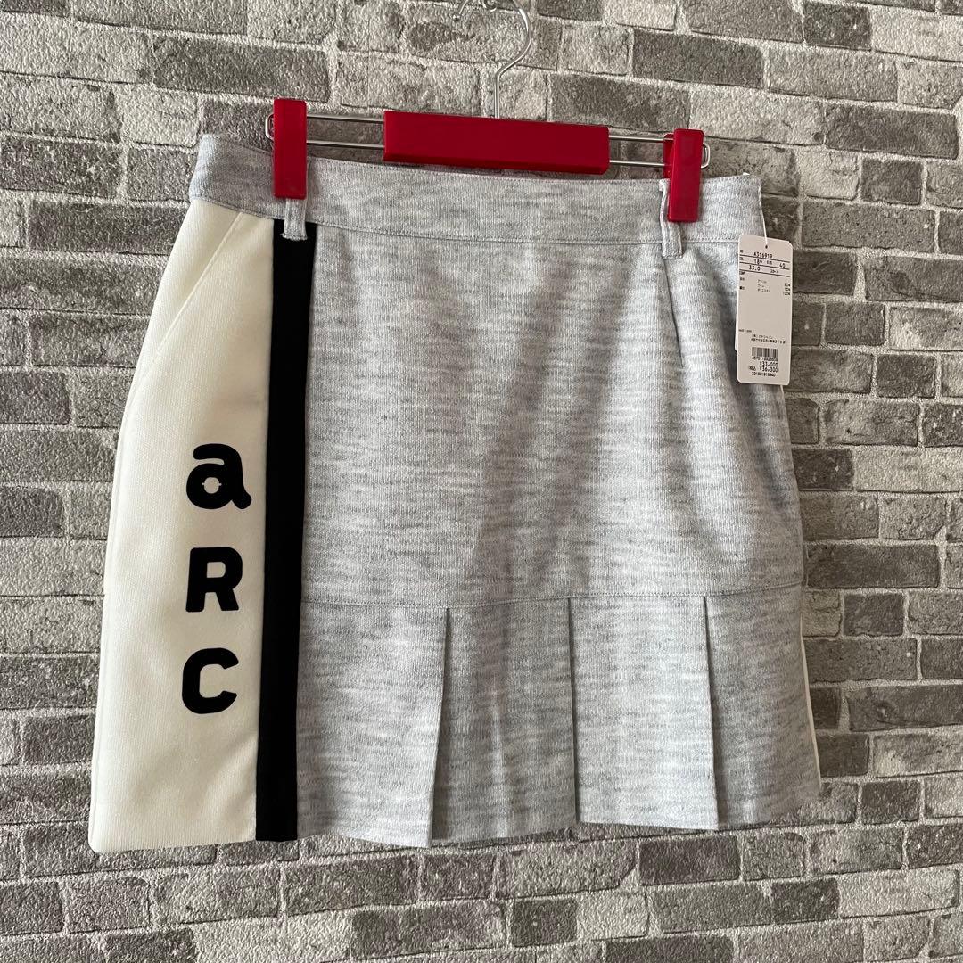 新品 アルチビオ ウール混 裾プリーツ スカート サイズ40 L 12/15削除