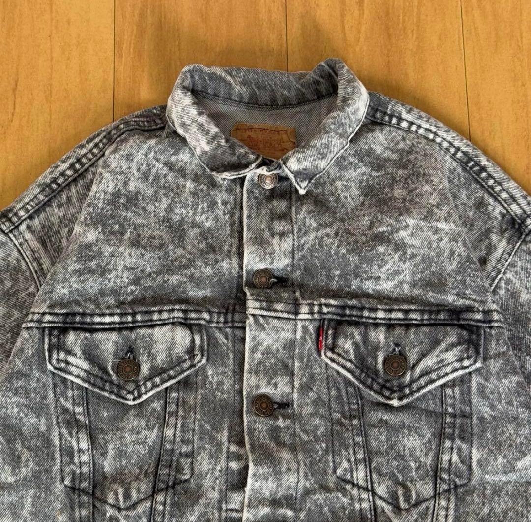 Levi’s 90s USA製 57508-0256 ブラックデニムジャケット