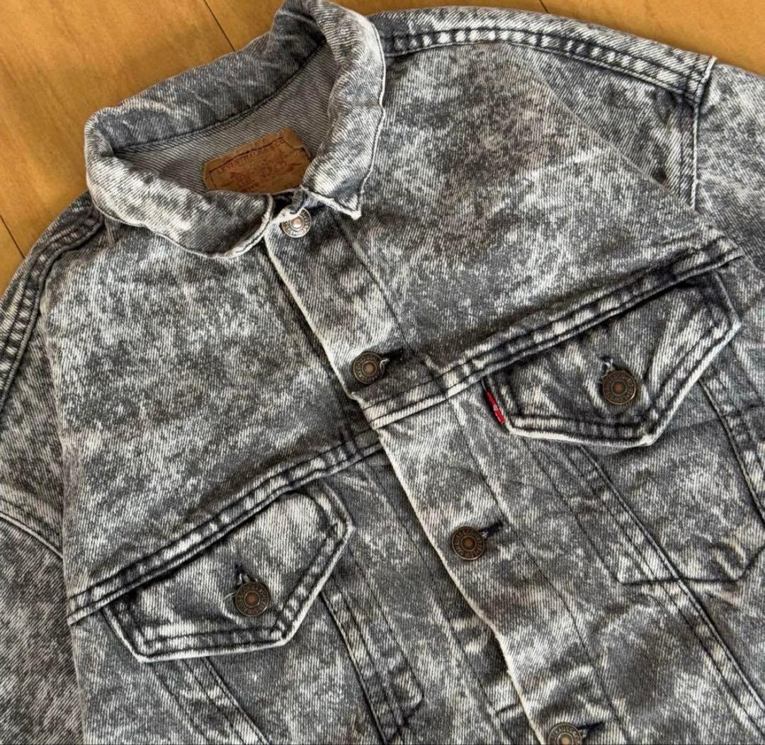 Levi’s 90s USA製 57508-0256 ブラックデニムジャケット
