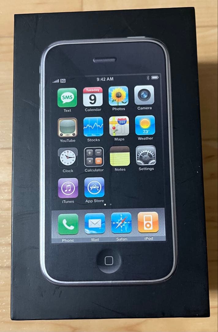 【動作品/美品】iPhone3G 16GB ブラック ソフトバンク