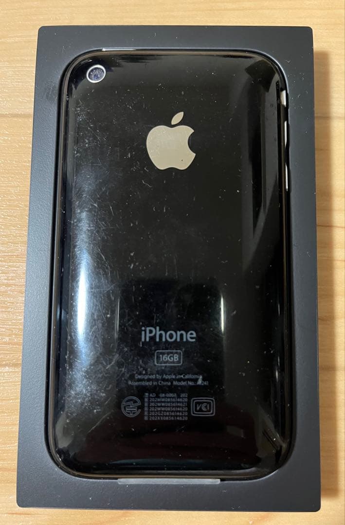【動作品/美品】iPhone3G 16GB ブラック ソフトバンク