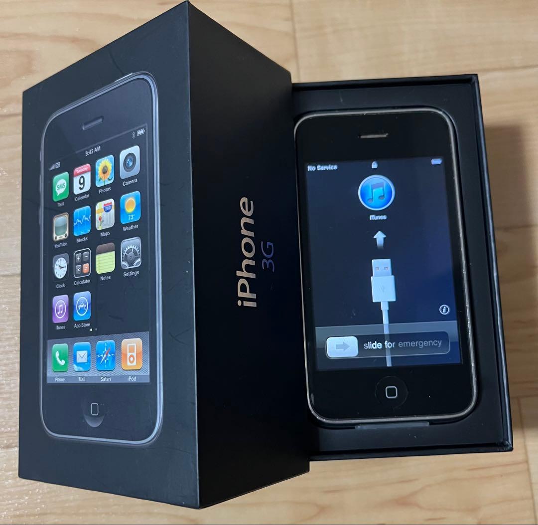 【動作品/美品】iPhone3G 16GB ブラック ソフトバンク