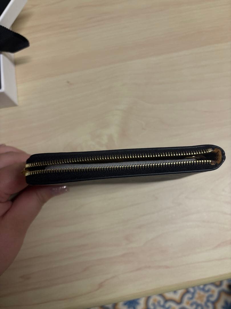 【美品】CELINEプリント入りトリンオフキャンバス パース