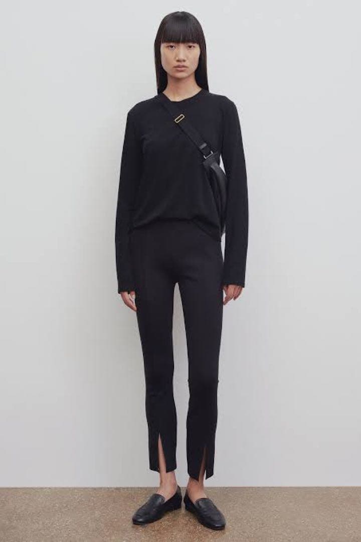 THE ROW ブラック Thilde トラウザーズ