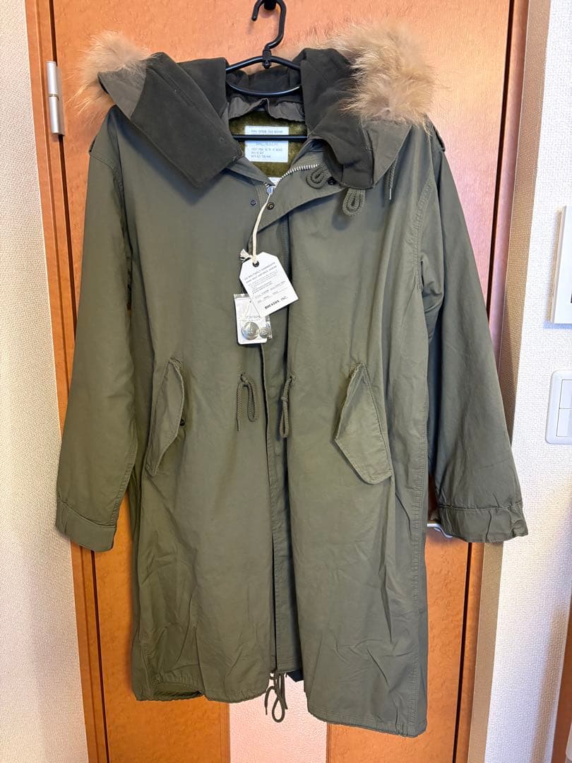 WAIPER/HOUSTON 米軍 M-51パーカ/リアルファーフードのセット