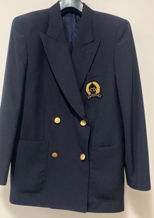 クリスチャン・ディオール（Christian Dior） エンブレム付 ブレザー