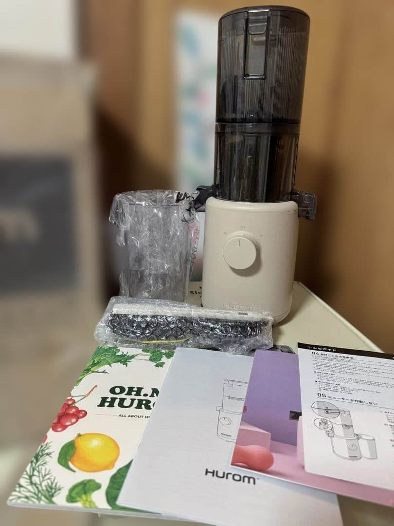 HUROM ヒューロム ミキサー スロージューサ H310A ベージュ 美品