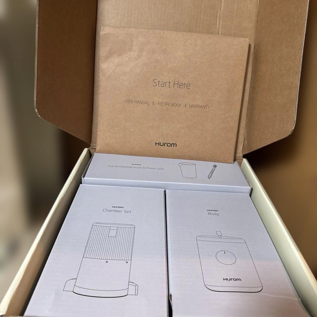 HUROM ヒューロム ミキサー スロージューサ H310A ベージュ 美品