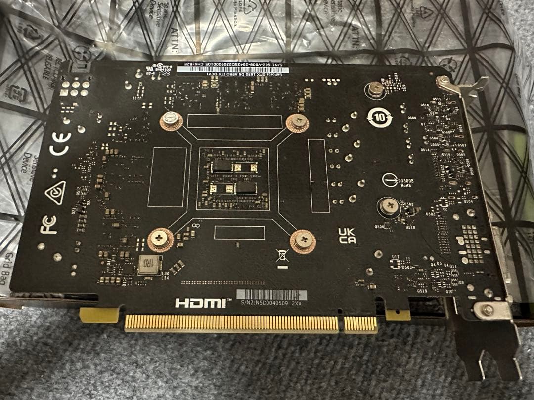 GEFORCE GTX 1650 MSI AERO ITX【完動品】