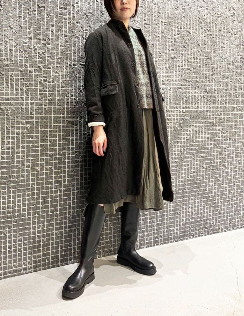 2025AW☆パドカレ pas de calais Vネックベスト ジレ ニット