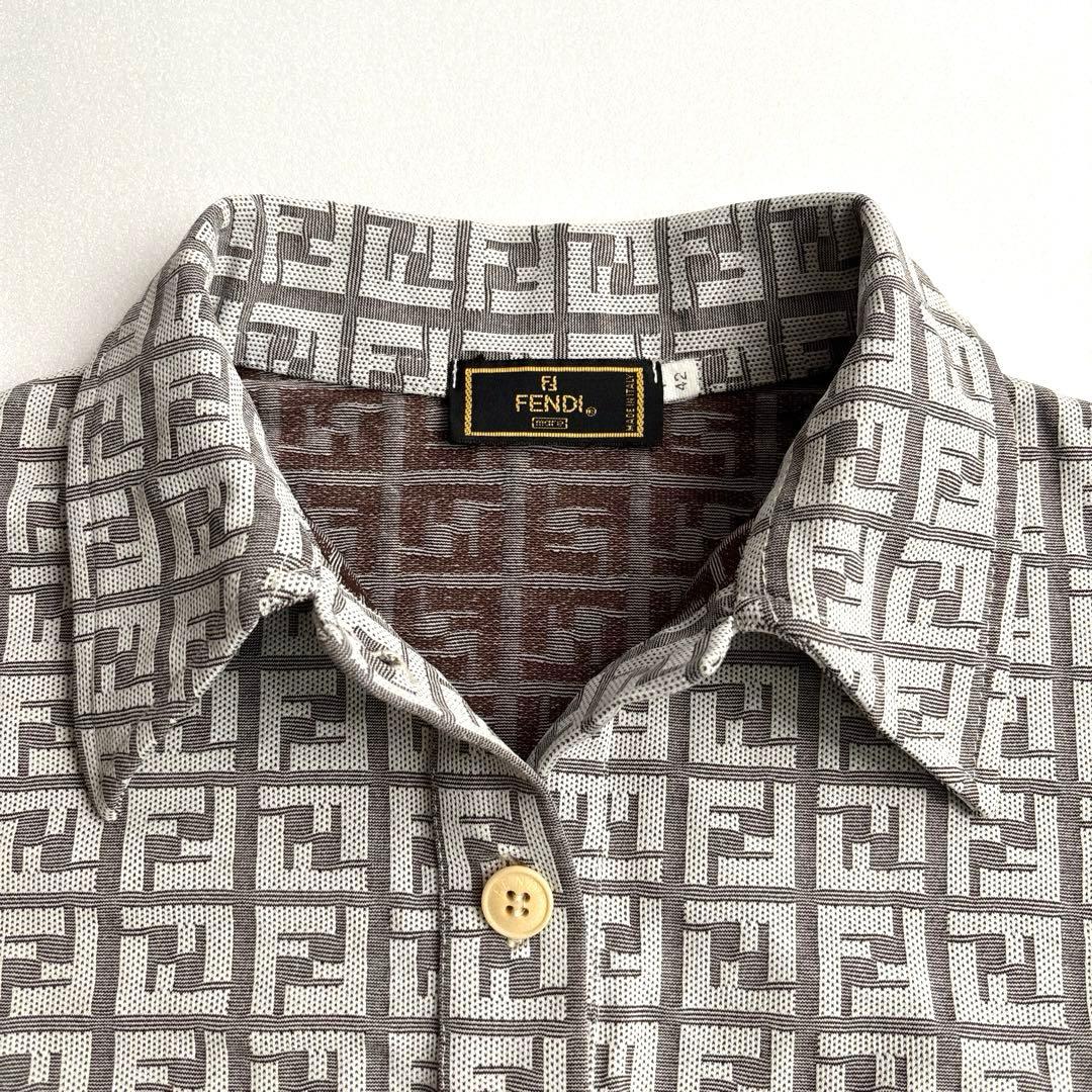 フェンディ Fendi ズッカ柄 ポロシャツ トップス Y2K