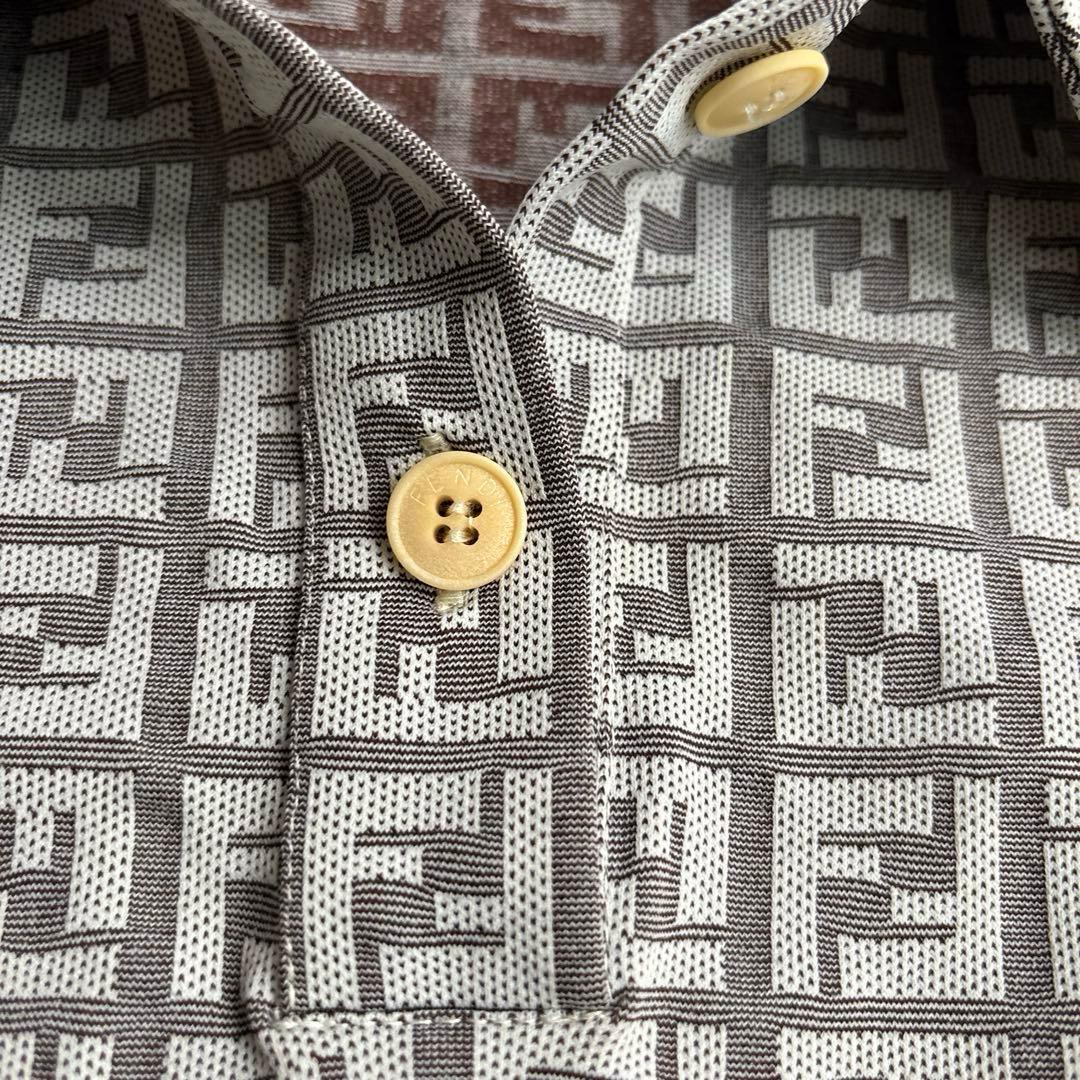 フェンディ Fendi ズッカ柄 ポロシャツ トップス Y2K
