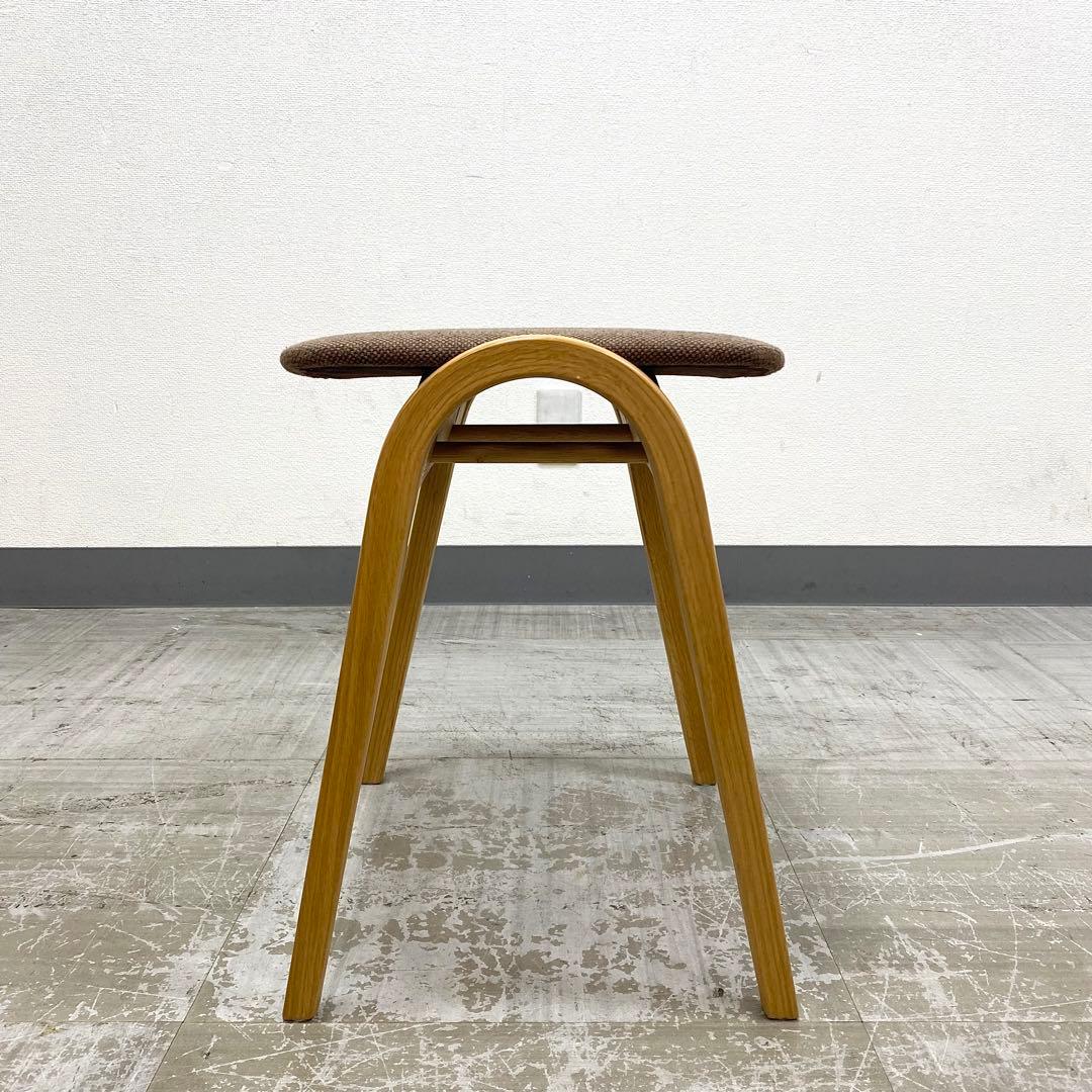 秋田木工 No.202 スツール ナラ材 スタッキングチェア 椅子 2