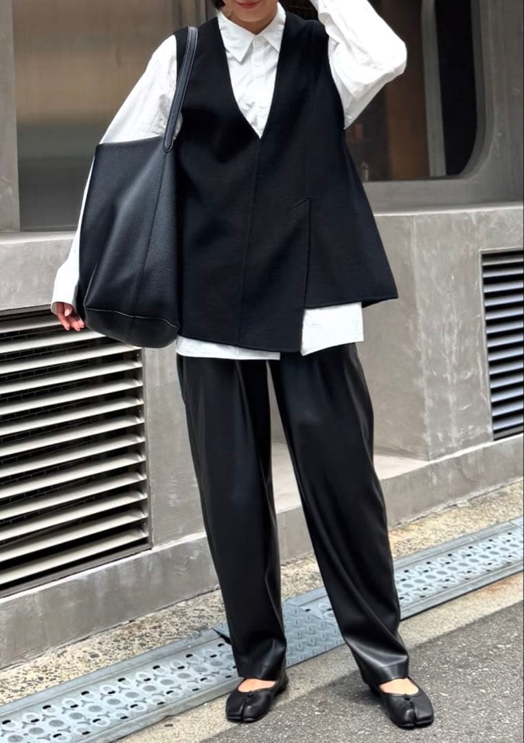 トップス frey double beaver vest