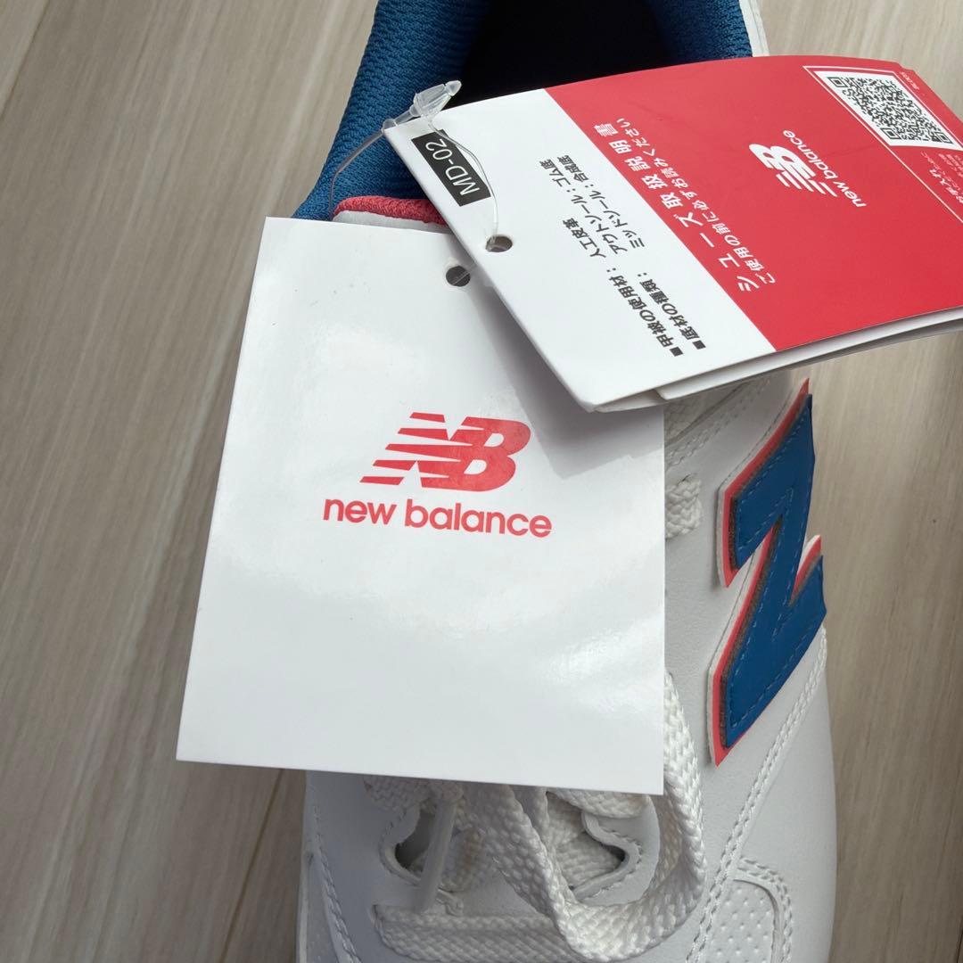 【新品・未使用】New Balanceゴルフシュー25.5cm 白・水色・ピンク