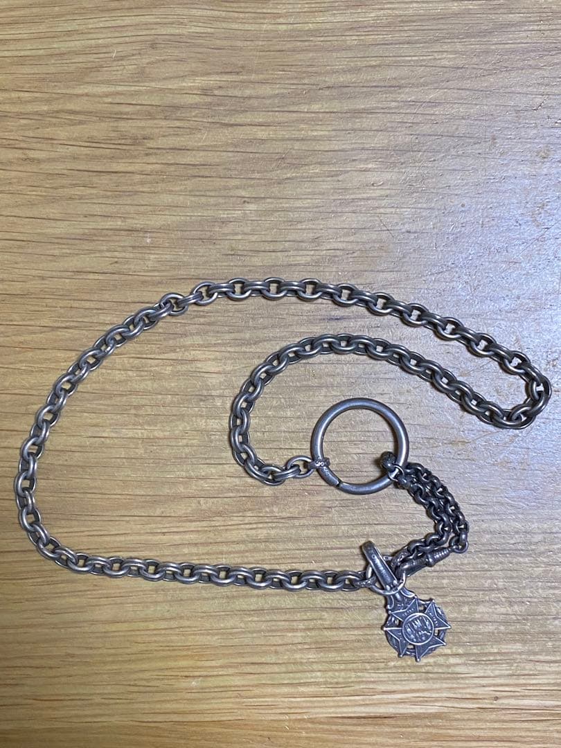 RUST ウォレットチェーン　シルバー925 ホールマーク　イギリス製