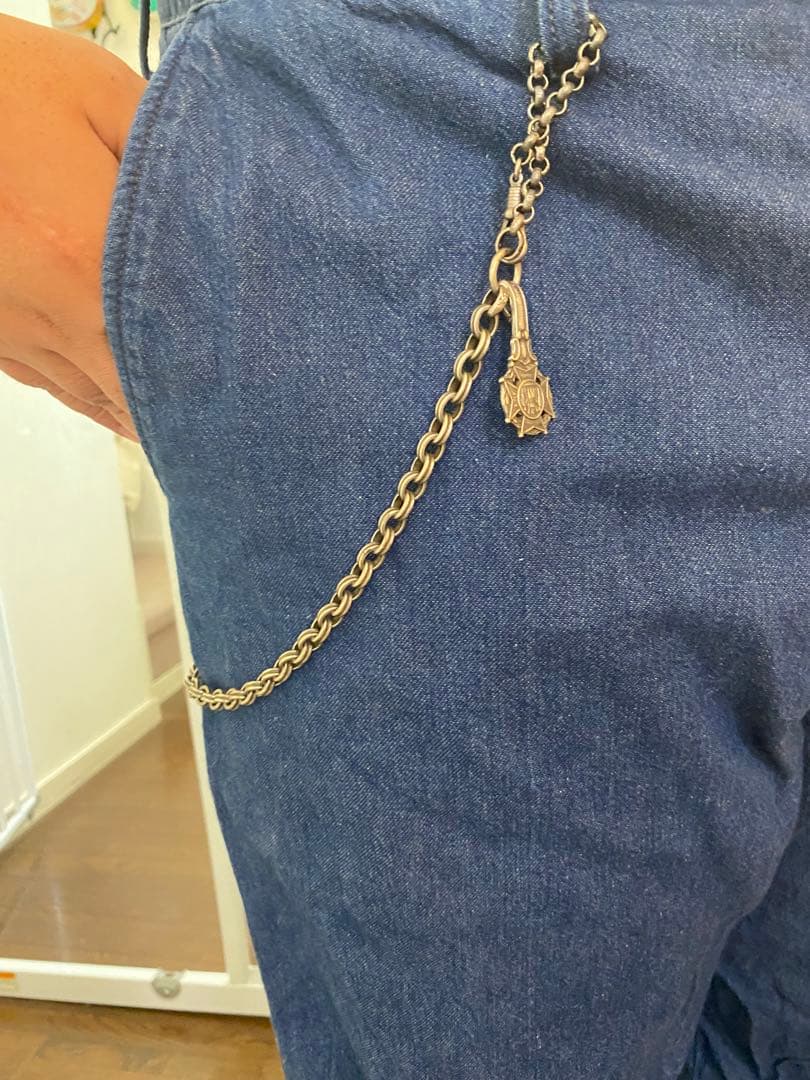 RUST ウォレットチェーン　シルバー925 ホールマーク　イギリス製