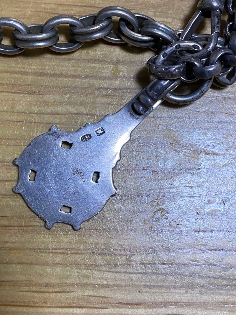 RUST ウォレットチェーン　シルバー925 ホールマーク　イギリス製