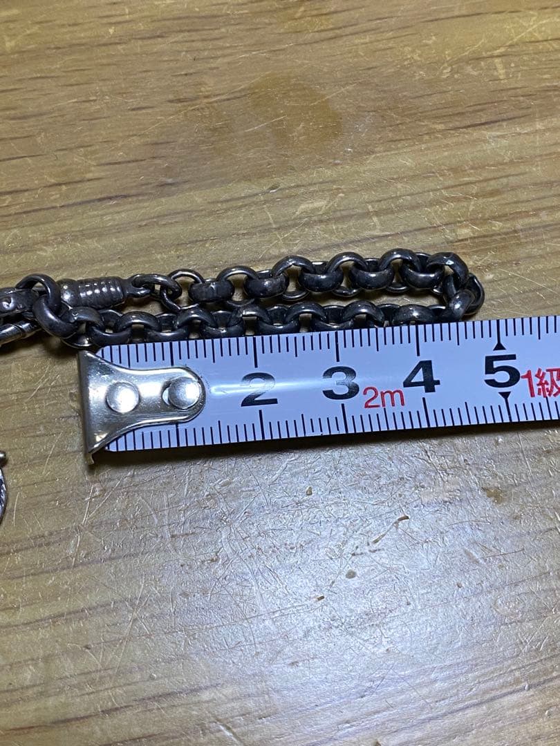 RUST ウォレットチェーン　シルバー925 ホールマーク　イギリス製