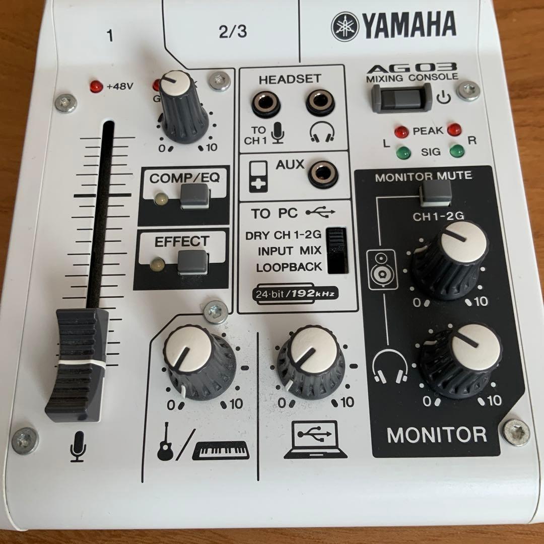 YAMAHA AG03 ミキシングコンソール　本体のみ